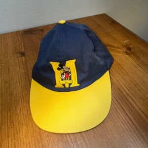 Mickey Mouse over University of Michigan UofM Big M, OS